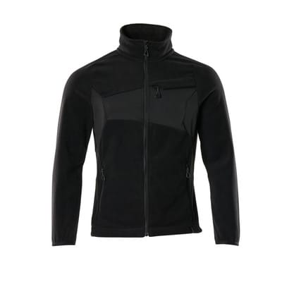 Fleecejacke mit Antipilling, schwarz, Größe L