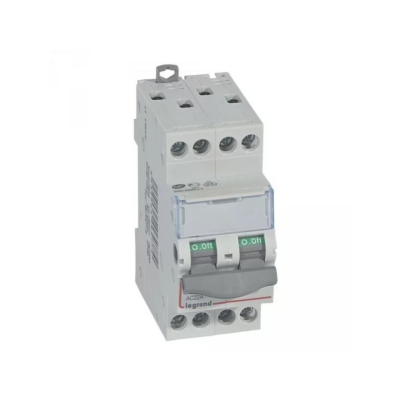 Legrand 406477 Unterbrecher-abschnittsschalter Für Tête Dx-is – Vis/vis – 4p 400 V 20 A 2 M