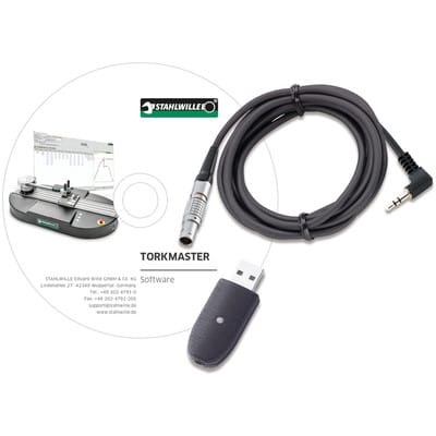USB-Adapter, Klinkensteckerkabel m.Software Torkmaster