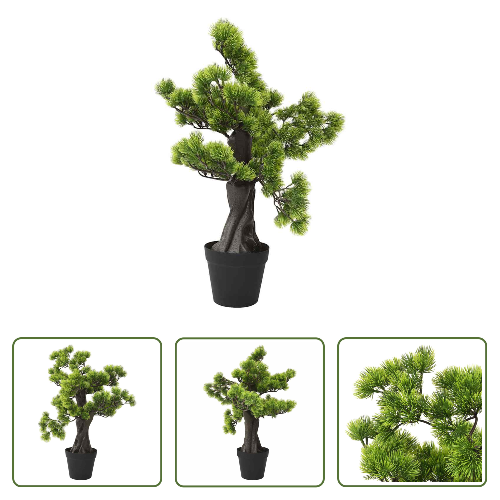 Vidaxl Kunstpflanze - Künstlicher Bonsai Pinus Mit Topf 60 Cm Grün