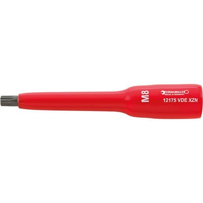 3/8" (10mm) VDE-Schraubendrehereinsatz M6 L.136mm D.23mm