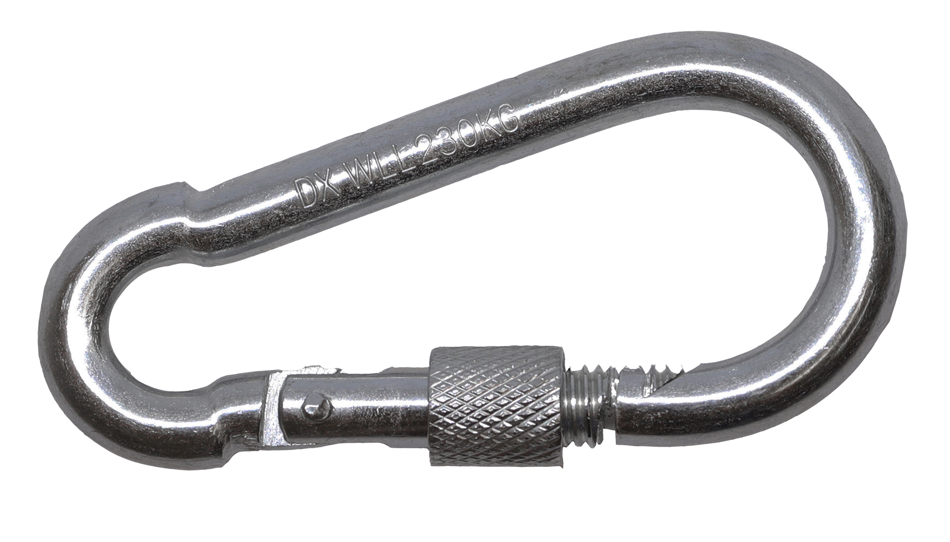 Karabinerhaken Mit Schraubverschluss Verzinkt 8 X 80 Mm - Pro
