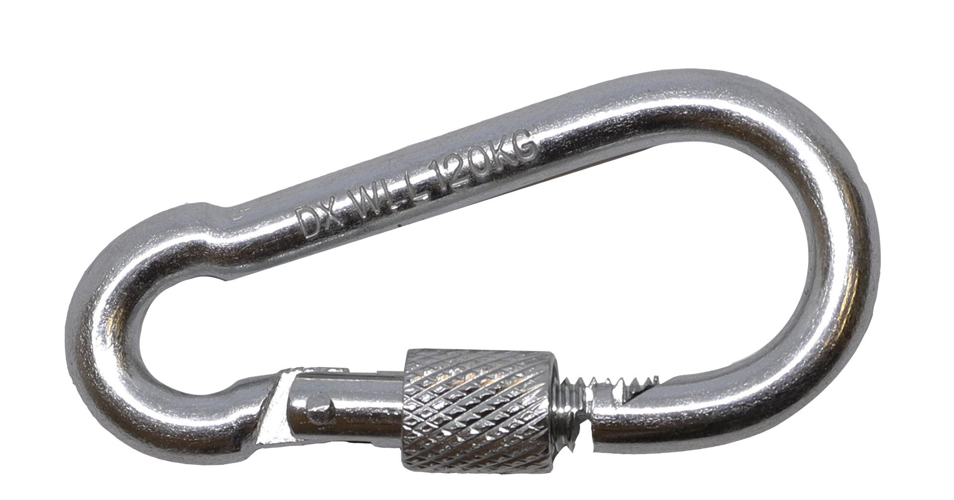 Karabinerhaken Mit Schraubverschluss Verzinkt 6 X 60 Mm - Pro
