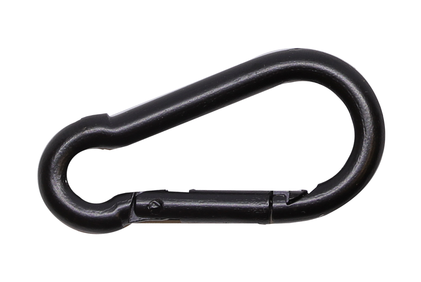 Karabinerhaken Schwarz Verzinkt 4 X 40 Mm - Pro Stück