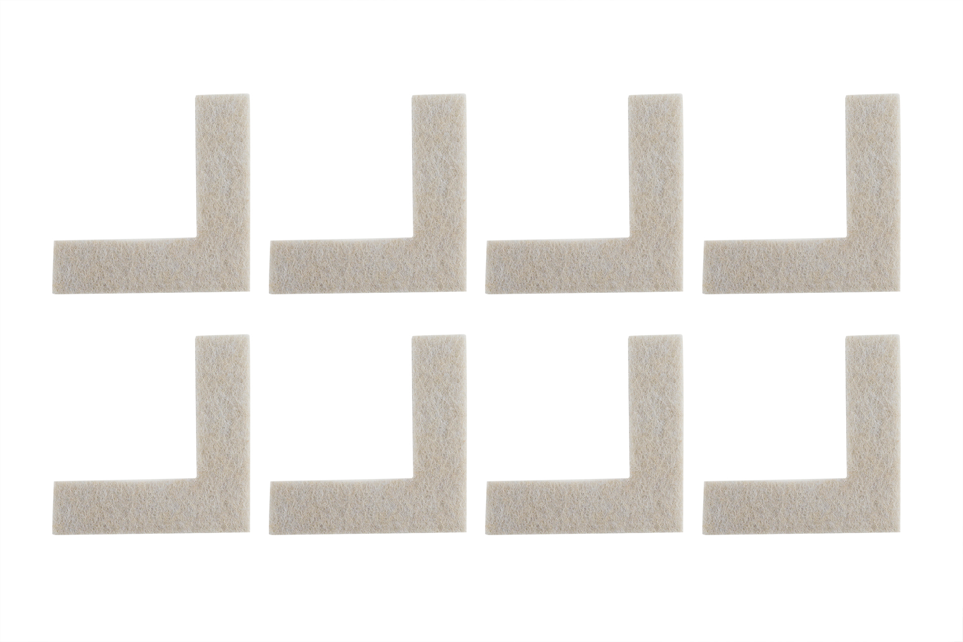 Möbelfilzecke Selbstklebend 51 X 51 Mm - Set 8 Stück