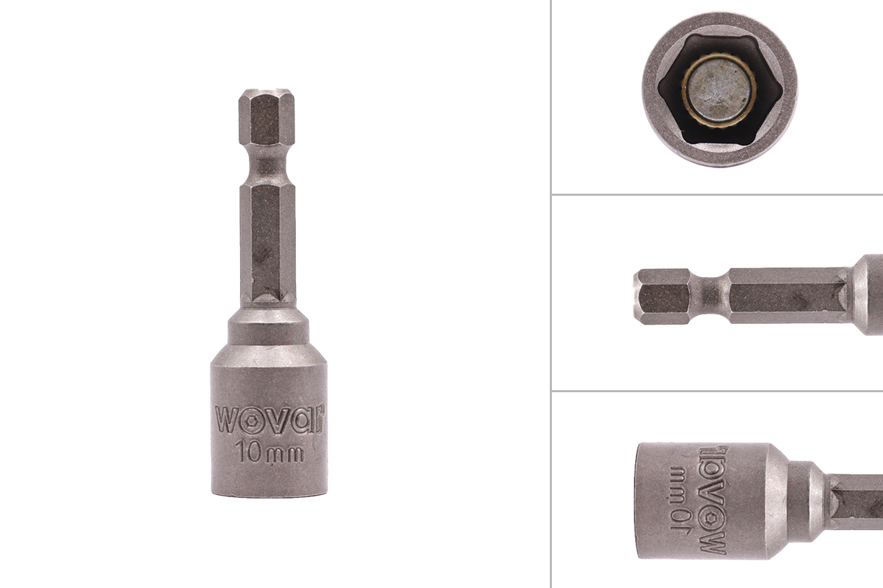 Bit Steckschlüssel 10 Mm Magnetisch Für M6 Sechskantschrauben Und