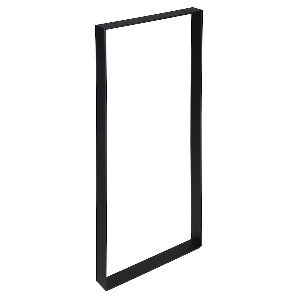 Tischbeine U-form Schwarz Stahl 38,5x71 Cm - Pro Stück