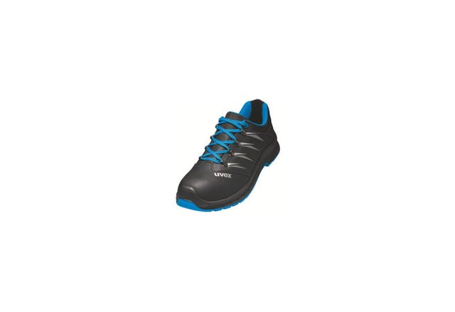 2 trend Halbschuhe S3 69342 schwarz/blau, Weite 11, Größe 39