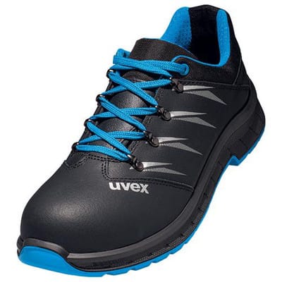 2 trend Halbschuhe S2 69348 schwarz/blau, Weite 11, Größe 42