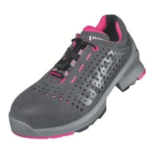 Damen Sicherheits-Halbschuh 8561.8, S1, grau/pink, Weite 11, Größe 36