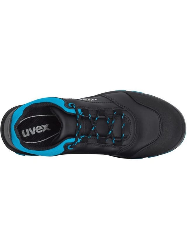 2 xenova® Halbschuhe S3 95552 schwarz/blau, Weite 11, Größe 46