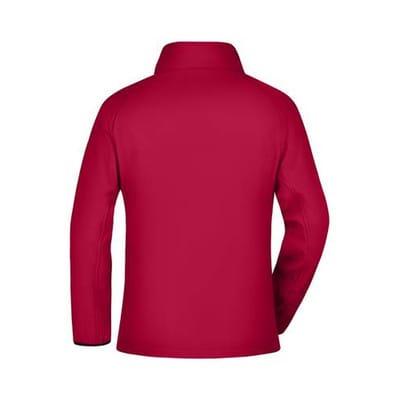 Damen Raglan Softshelljacke JN1129, rot/schwarz, Größe S