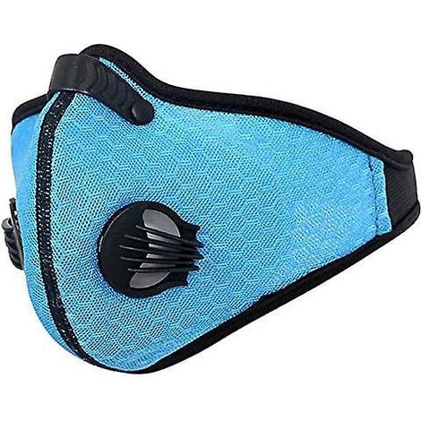 Staubmaske, Motorrad-netzabdeckung, Staubmaske Mit Ösen, Halbgesichtsmaske, Waschbare Gesichtsmaske Für Outdoor-aktivitäten (blau)