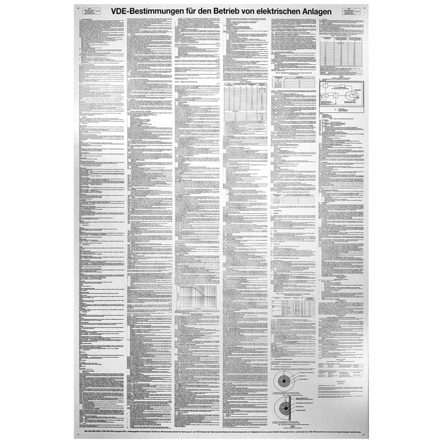 Schild VDE-Bestimmungen 117.2478