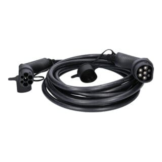 efuturo Ladekabel gerade, Typ 2 auf Typ 2 Stecker, 3 Phasen, bis zu 22 kW, 32 A, 400 V, Mode 3, 8 Meter