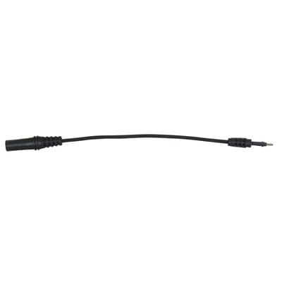 4,0mm Eingangsbuchse auf 1,5mm Prüfadapterstecker rund (schwarz)