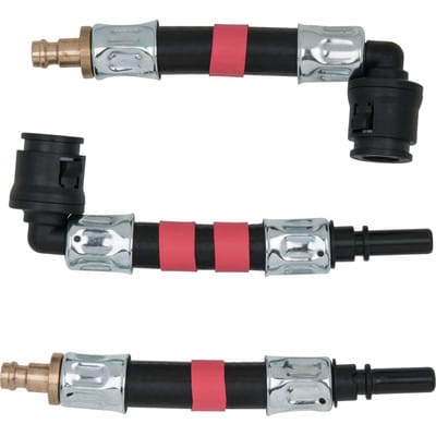 Adapter-Satz 3-teilig SAE 8 x 20mm (rot)