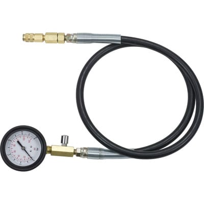 Manometer mit Schlauch, 10 bar, zu Öldruck-Prüfgerät 150.1920