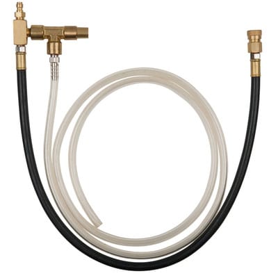 Manometer-Anschlussschlauch mit 1/4" Schlauchanschluss mit Ventil für Bosch CSI und GM TBI Systeme
