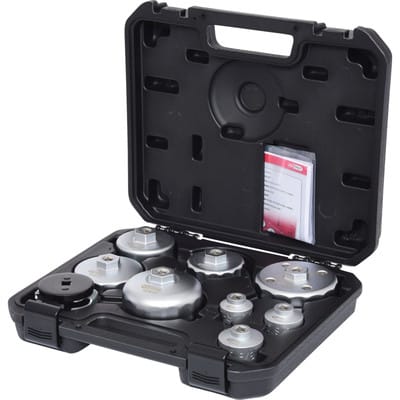 Öldienstschlüssel-Satz für Ölfilter- und Filtergehäusedeckel, 9-teilig