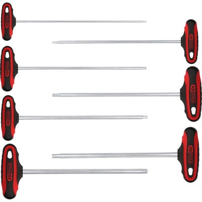 ERGOTORQUEplus® T-Griff RIBE Winkelstiftschlüssel-Satz, 7-teilig M4-M10