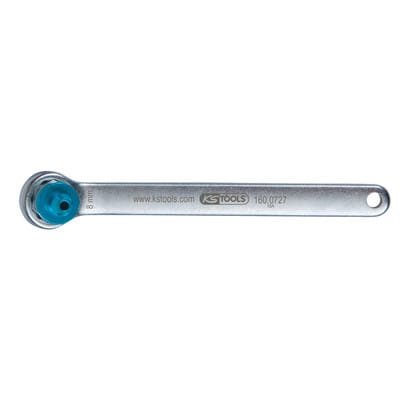 Bremsen-Entlüftungsschlüssel, extra kurz, 8mm, blau