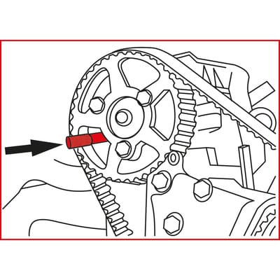 Motoreinstell-Werkzeug-Satz für Fiat / GM / Opel / PSA / Renault, 4-teilig