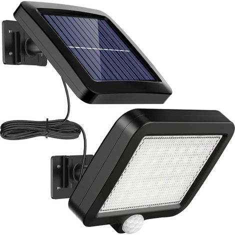 Rge Abnehmbare Solar-wandleuchte, Gartenleuchte, Wasserdicht, Mit Bewegungsmelder
