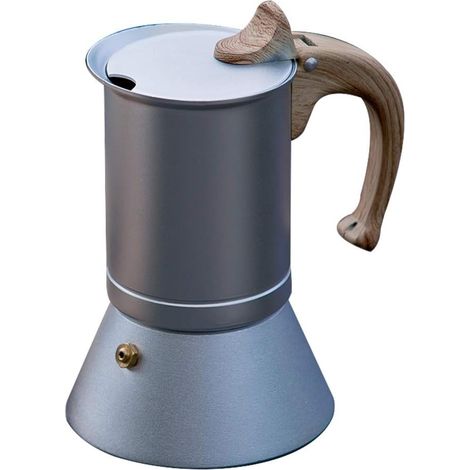 Rge Haushalts-mokakanne Aus Lebensmittelechtem Aluminium Mit Geschlossenem Boden, Kaffeekanne Für Kräftigen Kaffee
