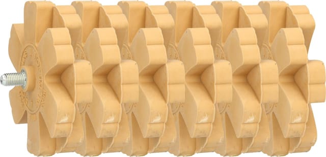 Folienradierer mit Lamellen ø90 x 20mm, 6er-Pack