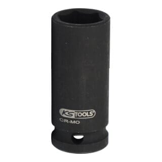 1.1/2" Sechskant-Kraft-Stecknuss, lang, 80mm