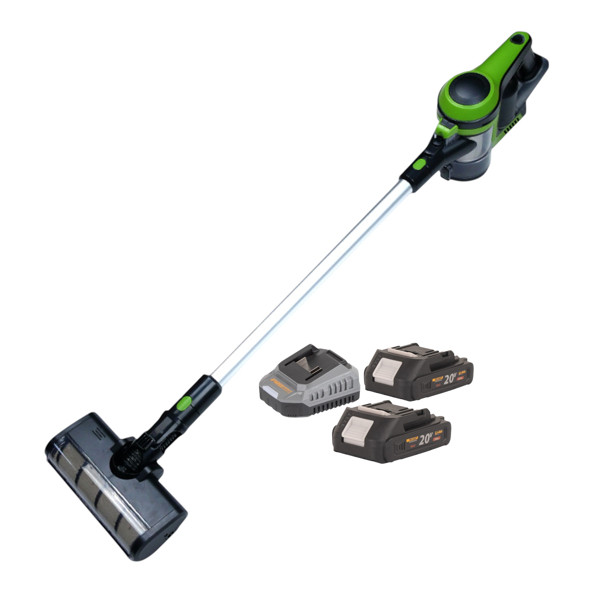 Procraft Vp30 Akku Stielstaubsauger 20 V 0,8 L Brushless + 2x Akku 2,0 Ah + Ladegerät