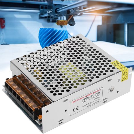 Stromversorgungssektor 24v 5a 120w Für Ruban Led Und 3d-drucker - Alliage-gehäuse Aus Aluminium (ac 100-240v)