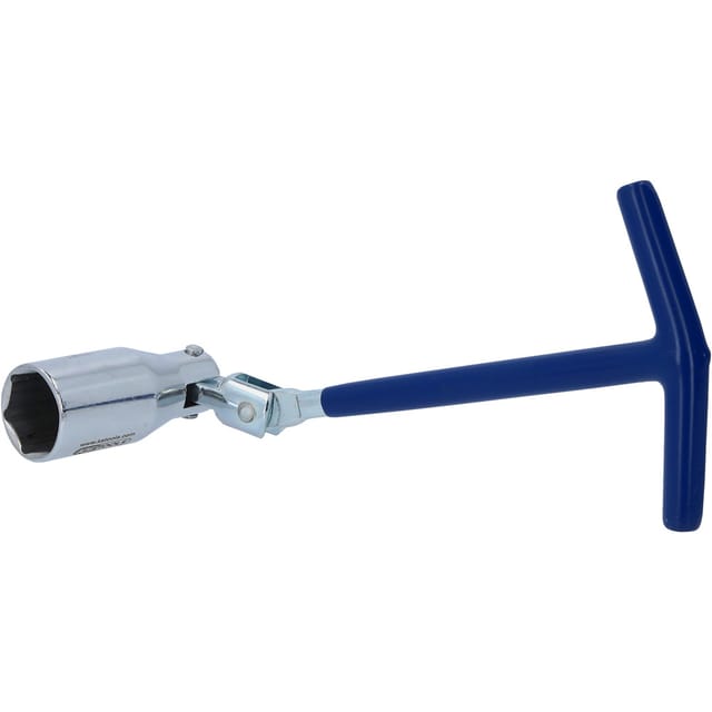 T-Griff-Zündkerzenschlüssel mit Gelenk, 21mm