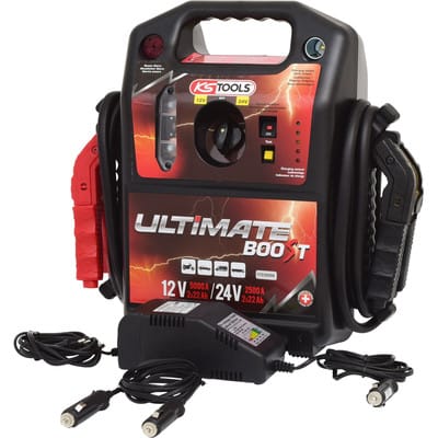 12 V + 24 V Batterie-Booster, mobiles Starthilfegerät 1700 A