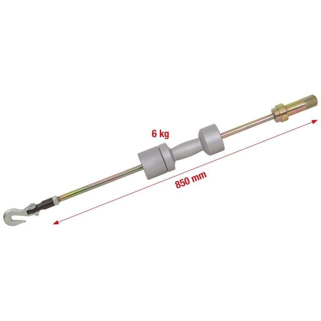 Universal-Gleithammer, inkl. Zughaken und Adapter
