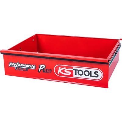 Schublade mit Logo und Kugelführung zu Werkstattwagen P10, 568x398x145mm