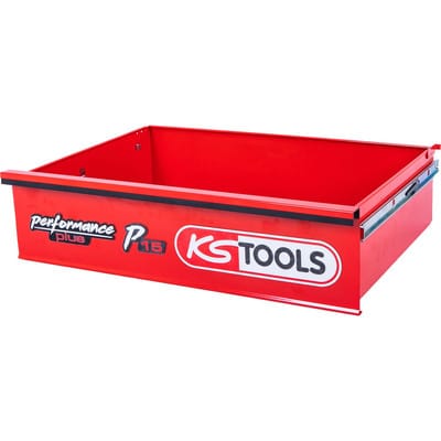 Schublade mit Logo und Kugelführung zu Werkstattwagen P15, 568x398x145mm