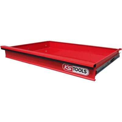 Schublade mit Logo und Kugelführung zu Aufsatz P10TC, 568x398x65mm