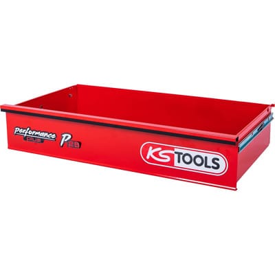 Schublade mit Logo und Kugelführung zu Werkstattwagen P25, 755x398x145mm