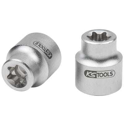 1/2" Torx-E-Stecknuss für Mercedes, extra kurz