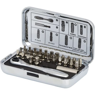1/4" CHROMEplus Bit-Satz, 31-teilig