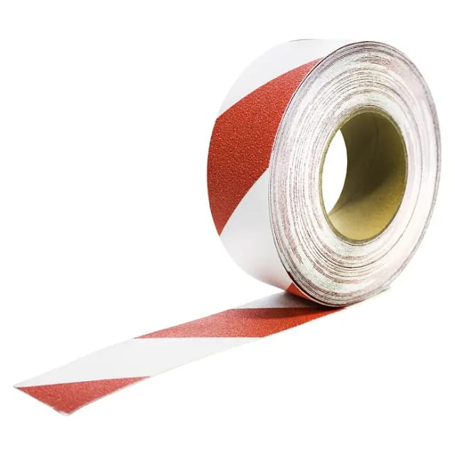 Anti Rutsch Klebeband 50mm x 18.3m, rot/weiß