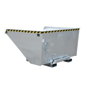 Kippbehälter Abrollsystem 2,1m³, 1720 x 1870 x 1103mm, verzinkt