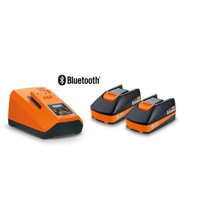 Akku-Starter-Set, Ladegerät ALG 80 BC, 2 Akkus 18V/3Ah