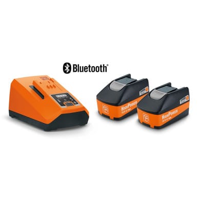 HighPower Akku-Starter-Set, Ladegerät ALG 80 BC, 2 Akkus 18V/5,2Ah