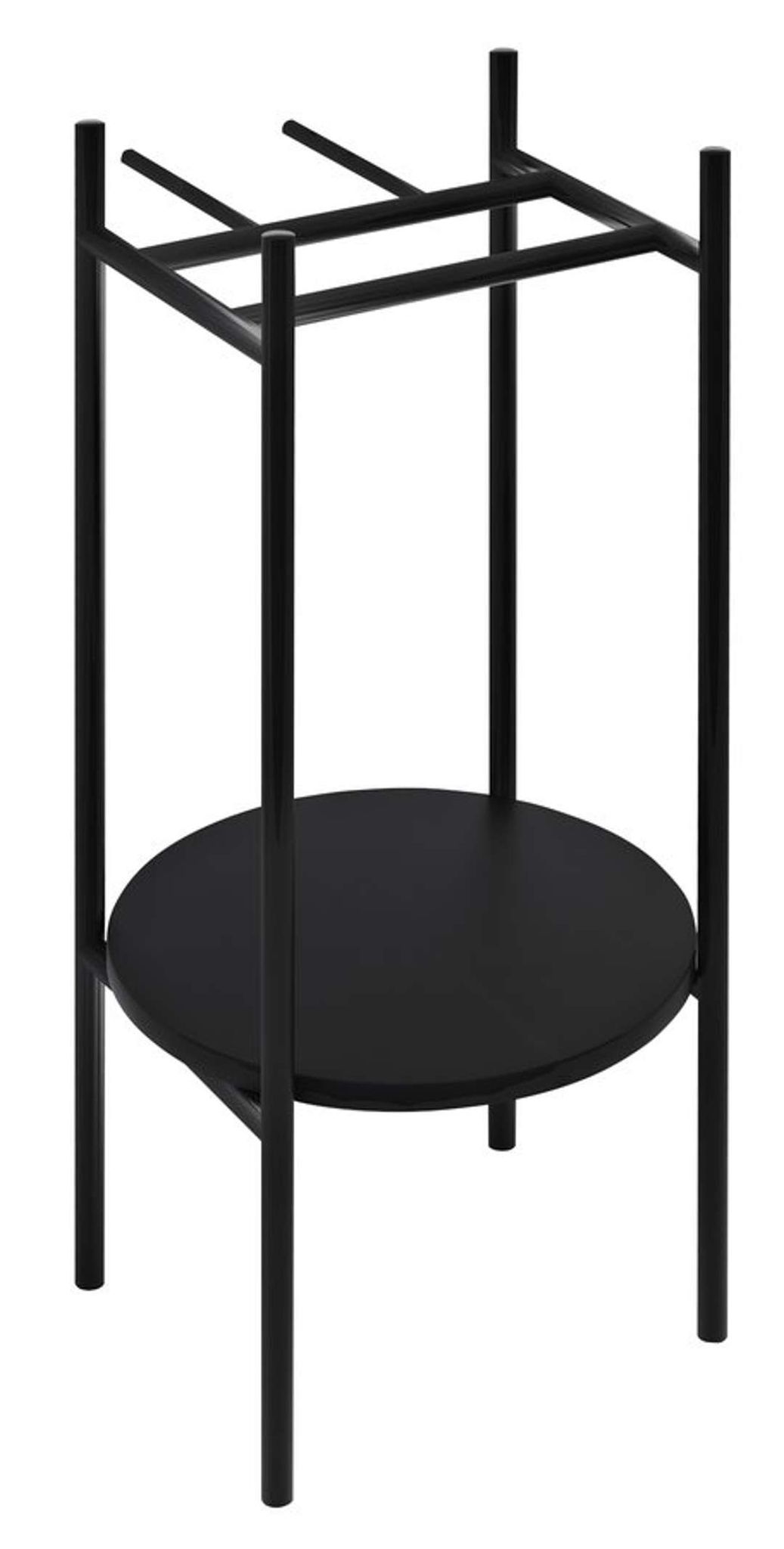 Sapho Puno - Metall-untergestell Für Waschbecken, Schwarz Ska380-2