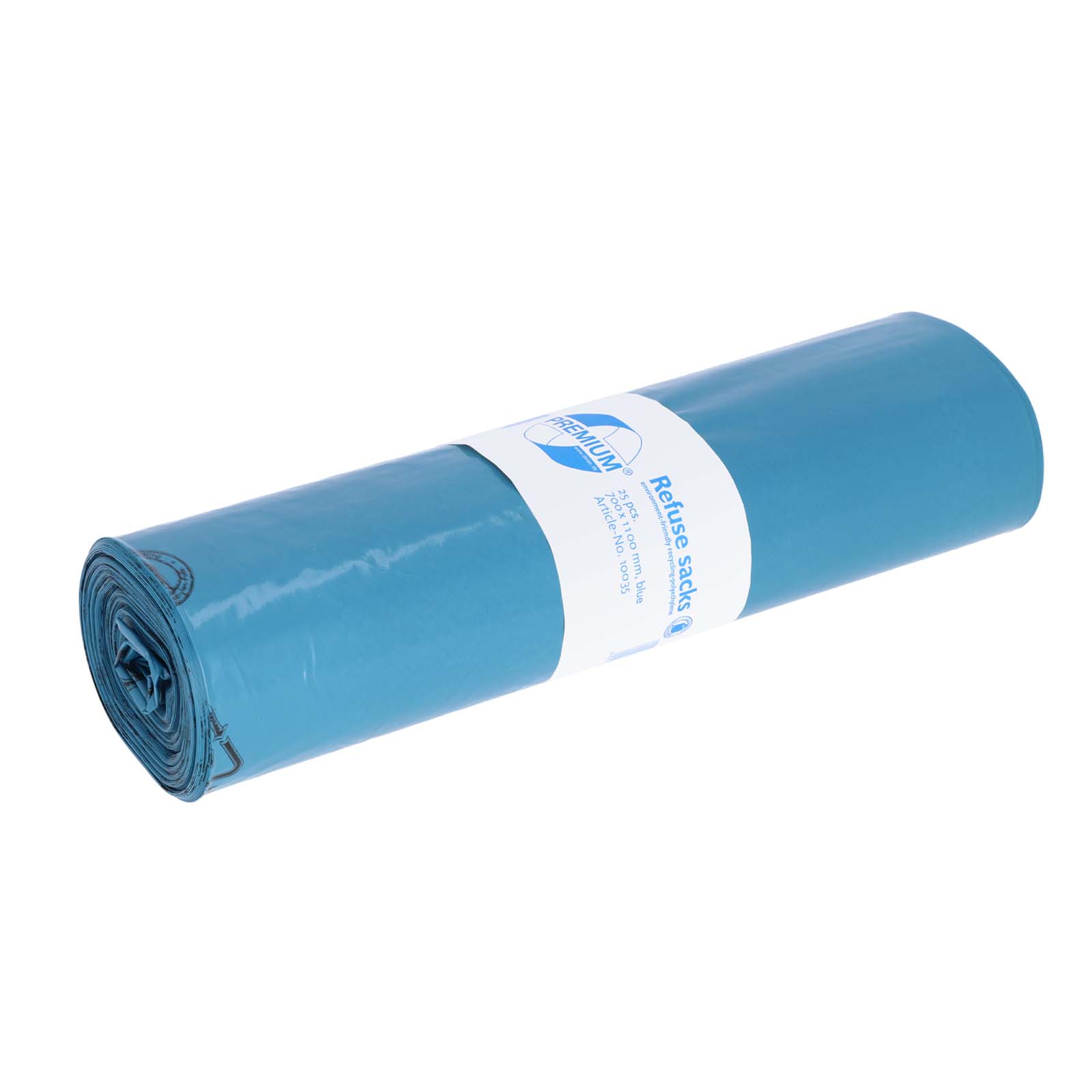Abfallsack Premium 60µ 700x1100 25st 120l Ldpe Blau