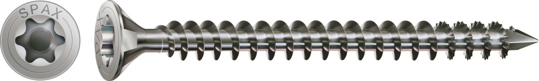 Spax-s 10x200 A4 Senkkopf Fraesrippen T-star Plus T50 Vollgewinde Cut 50st