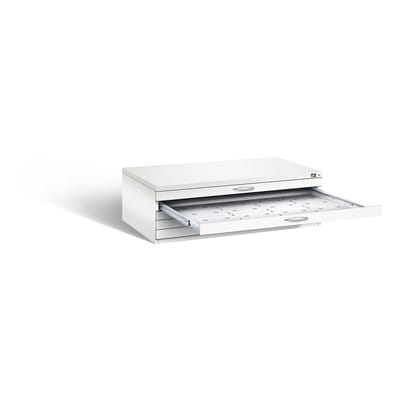 Flachablageschrank Serie 7100_7200, H420xB1350xT960mm